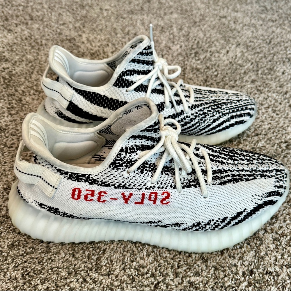 Yeezy Boost 350 V2 Zebra - Size 11.5 - Lightly Worn (used) - No Box
